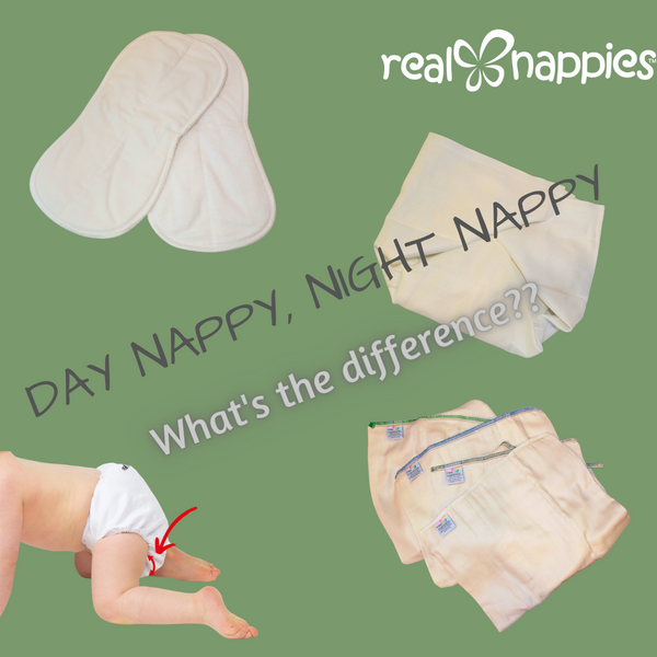 Day nappies, night nappies...what's the difference? Real Nappies