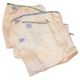 Organic Cotton Nappy Prefolds - 6 pack