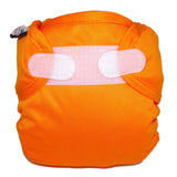 Real Nappies reusable cloth nappies-Snug Wrap Nappy Cover - NEWBORN (2.5-6kg)-Orange-