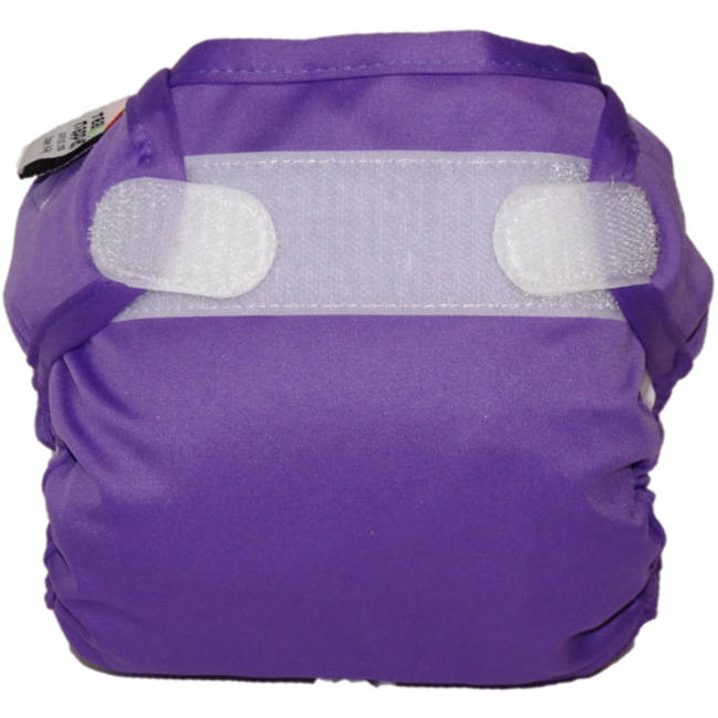 Real Nappies reusable cloth nappies-Snug Wrap Nappy Cover - CRAWLER (8-14kg)-Royal Purple-
