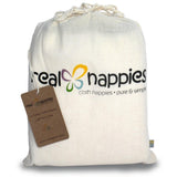 Organic Cotton Nappy Prefolds - 6 pack